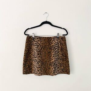 Vintage Leopard mini skirt